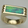 GS301a-14kt/opal gents ring