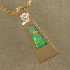 14KTY JM72-opal and diamond pendant