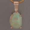 14kt gold pendant with 3.4 ct opal