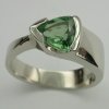 JR119-14kt/Green Tourmaline ring