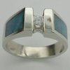 JR16-14kt white gold diamond & opal ring