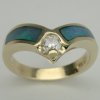 JR162-14kt/diamond and opal ring