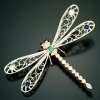 14KT dragonfly pin